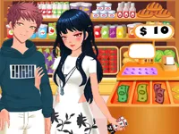 Supermarket Grocery Store Girl image