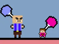 Angry Dad Cute Baby image