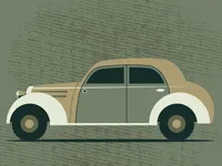 New Vs Old Cars Memory image