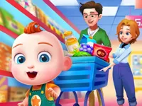 Cute Family Shopping image