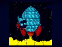 Pop It Rockets in Space Jigsaw image
